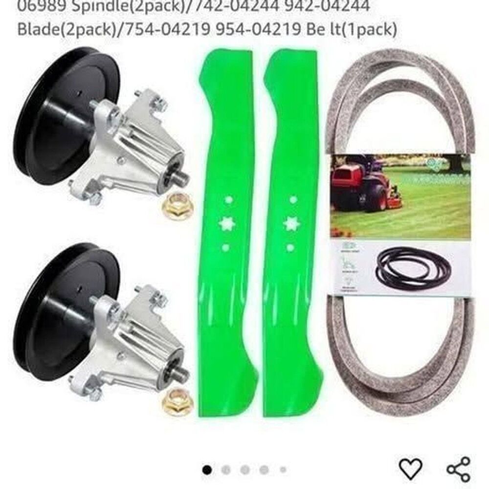 MTD 46" Deck Kit Spindles Blades Belt for Craftsman Troy-Bilt T1500–T2700